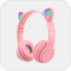 Tai nghe Bluetooth MZ47, Tai mèo cute có mic, âm bass hay