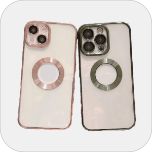 Ốp lưng iPhone IRIS hở táo ánh kim